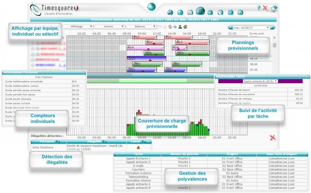 Coriolis Service planifie pour satisfaire clients et salariés Gestion des plannings et des temps